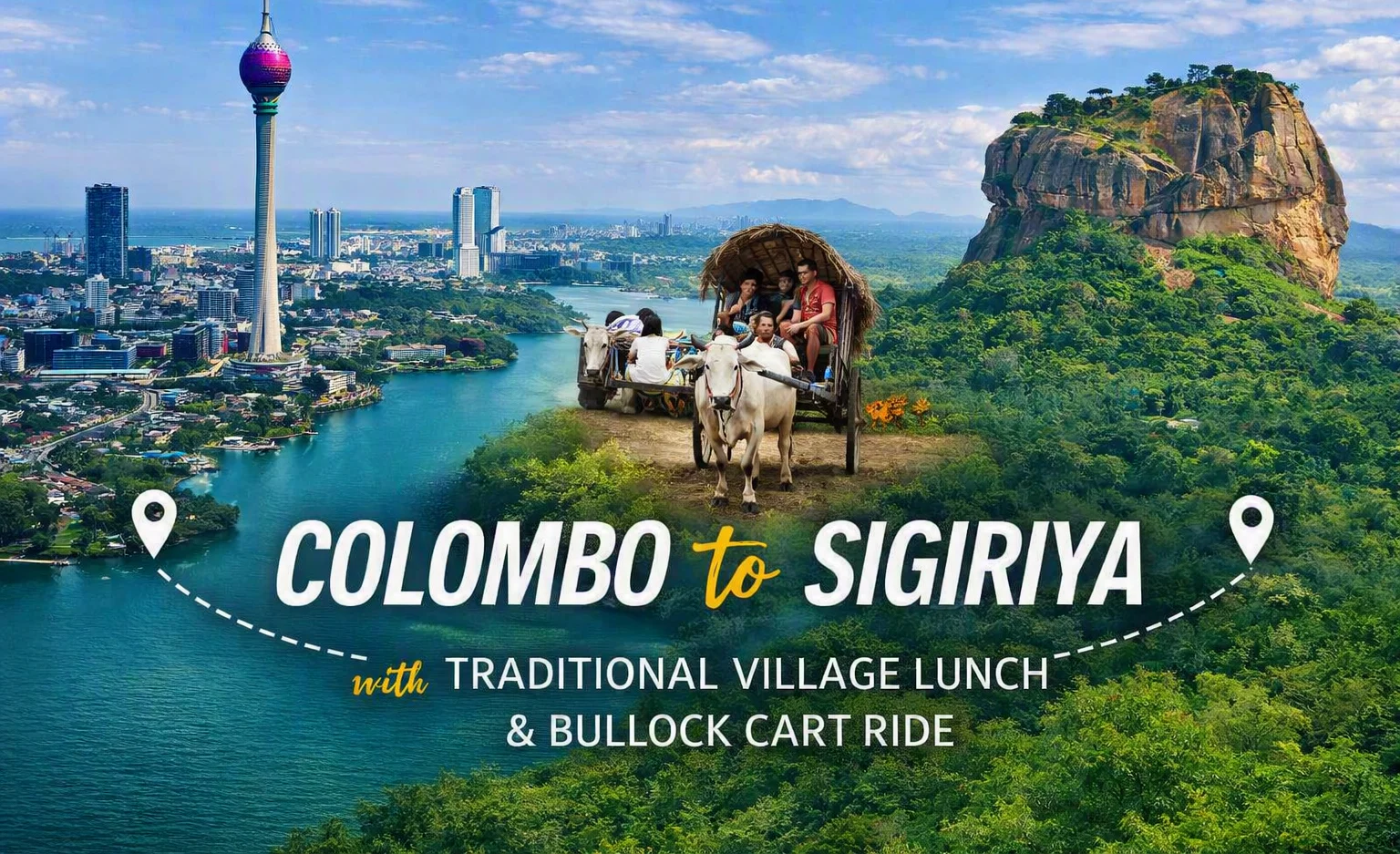 Colombo to Sigiriya Shuttle & Heritage Excursion